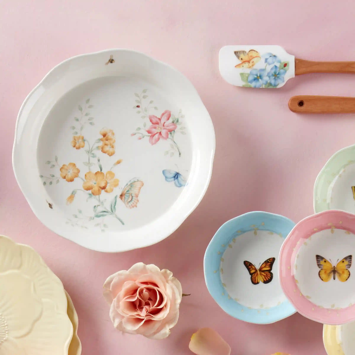 Butterfly Meadow Pie Dish