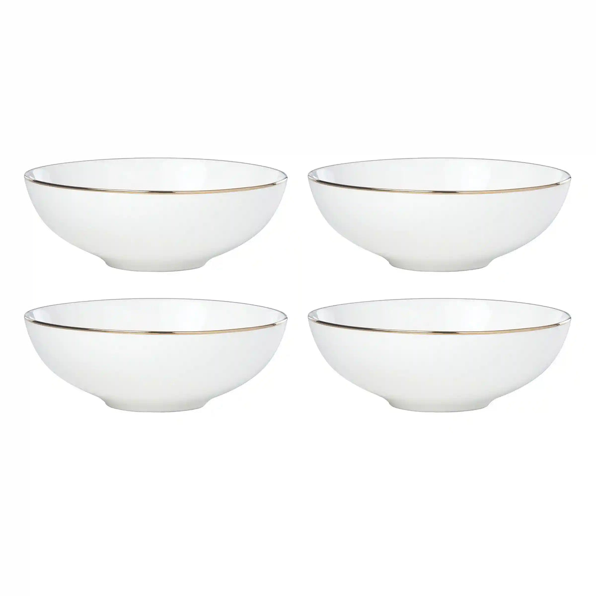 Trianna White All-Purpose Bowls, Set of 4