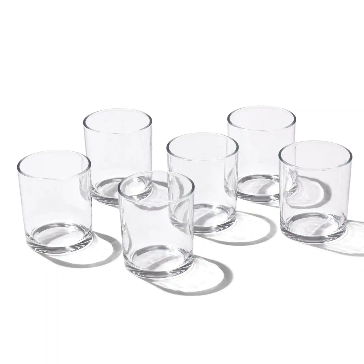24 Seven Clear Medium Tumblers, Set of 6