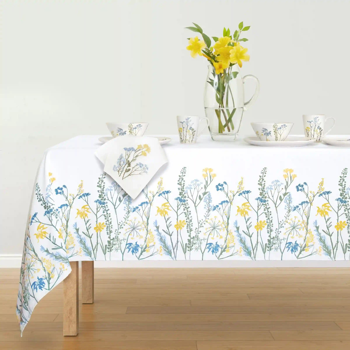 Wildflowers Border 60x102 Tablecloth