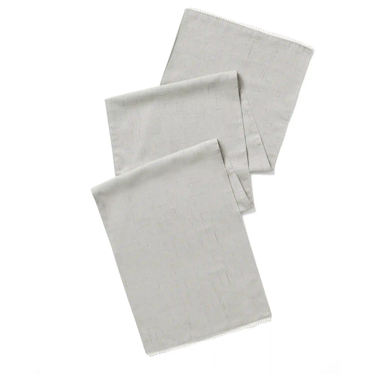 French Perle Dove Grey 70x14 Table Runner
