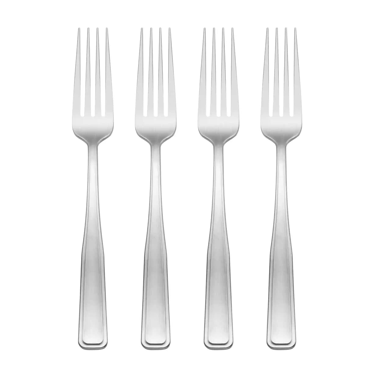 Reid Satin Dinner Forks, Set of 4