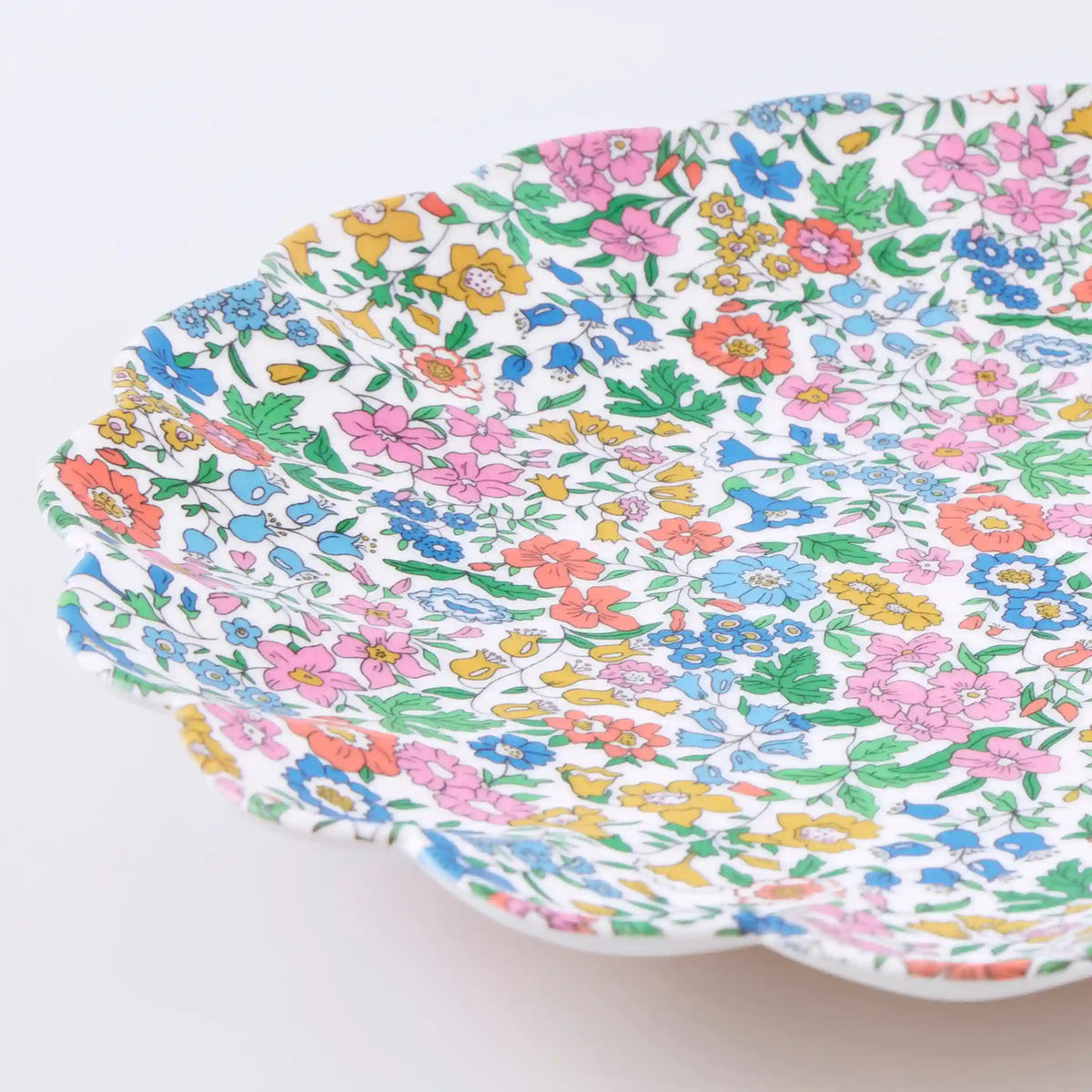 Meri Meri x Liberty Garden Party Large Plates, Set of 6
