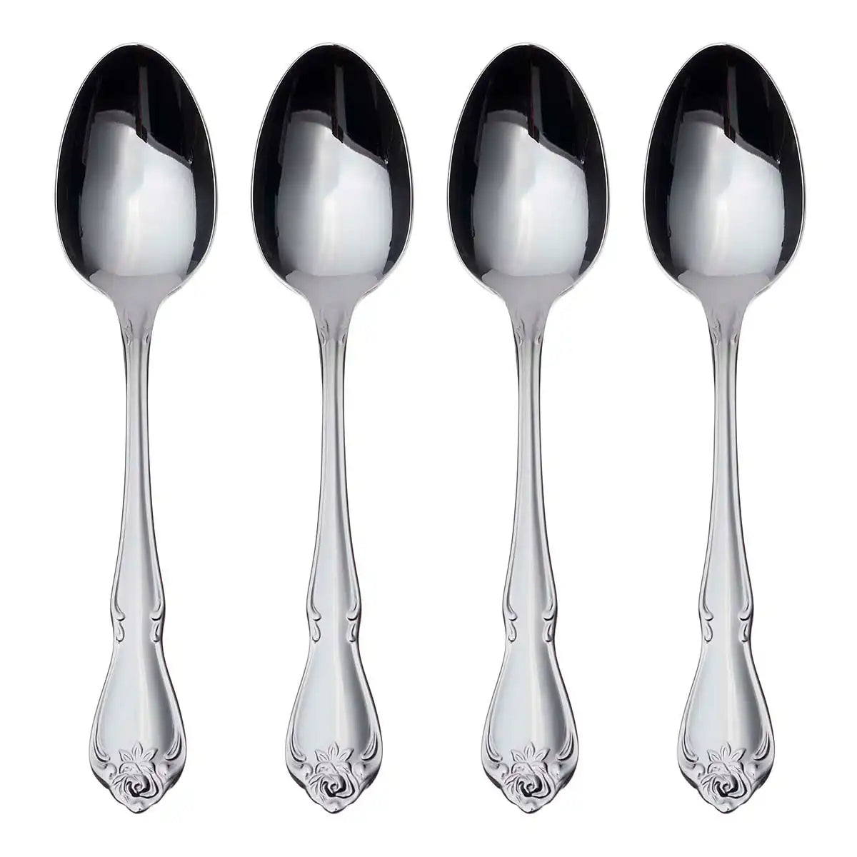 True Rose Teaspoons, Set of 4