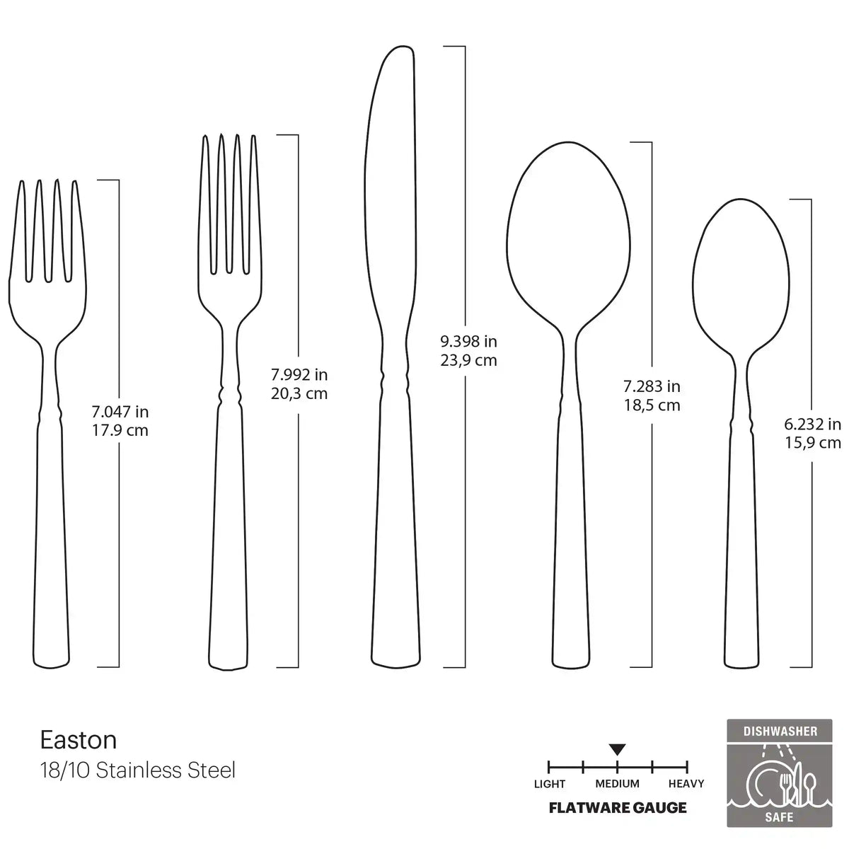 Easton 5-Piece Place Setting