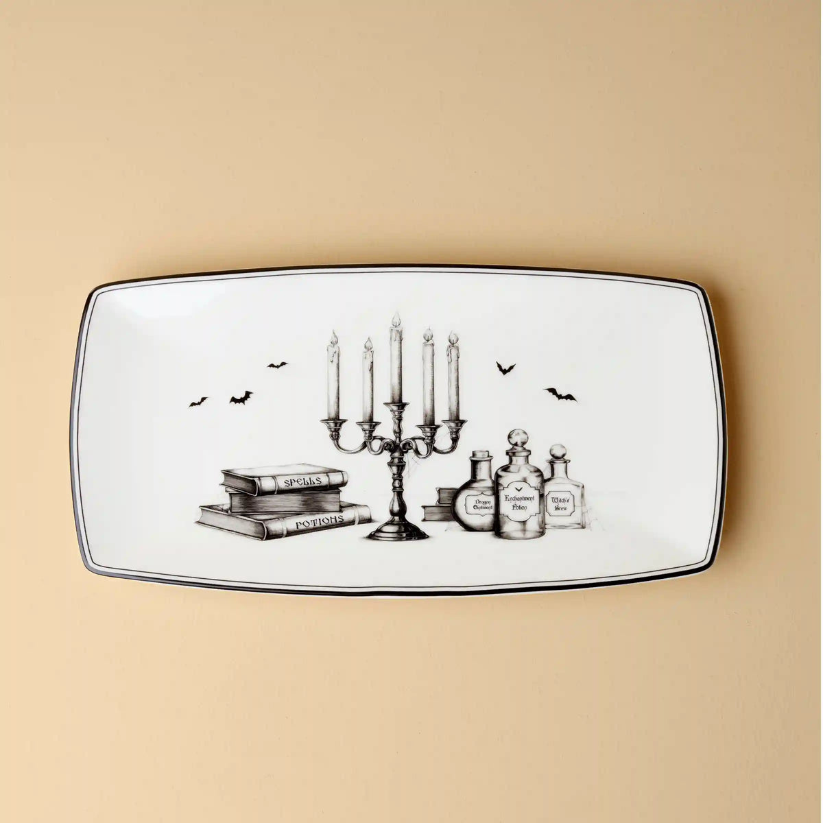Vintage Halloween Hors D'oeuvres Tray