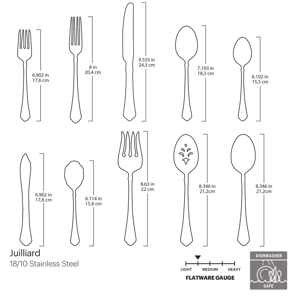 Juilliard 45-Piece Flatware Set