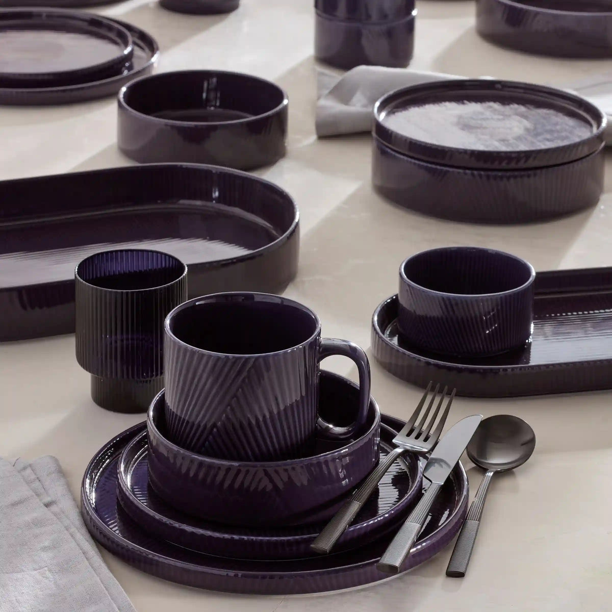 Modulus Nightshade Mugs, Set of 4