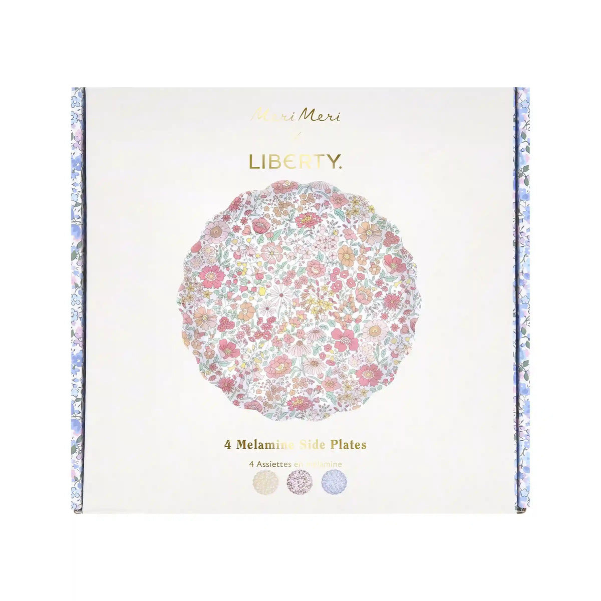 Meri Meri X Liberty Floral Melamine Small Plate, Set of 4