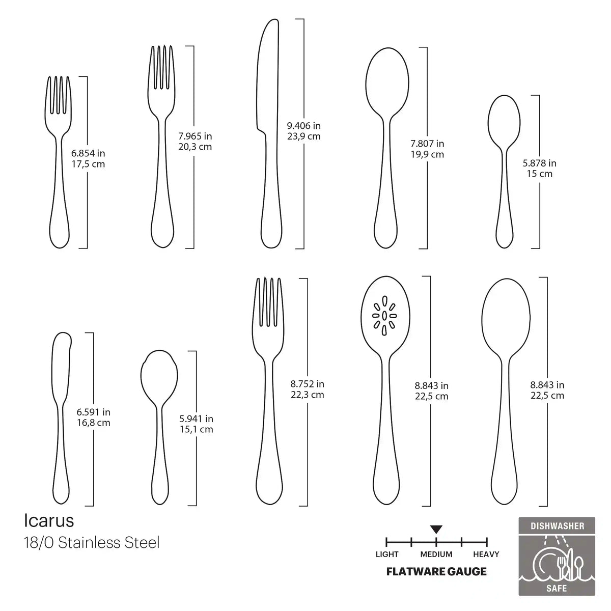 Icarus 45-Piece Flatware Set
