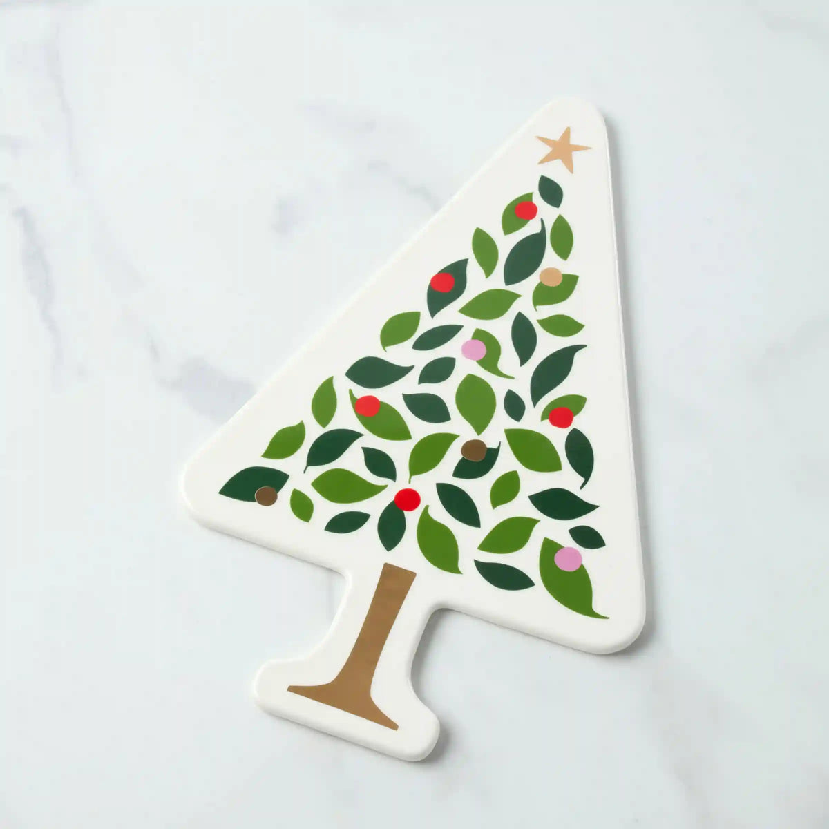Evergreen Tree Cheese Slab