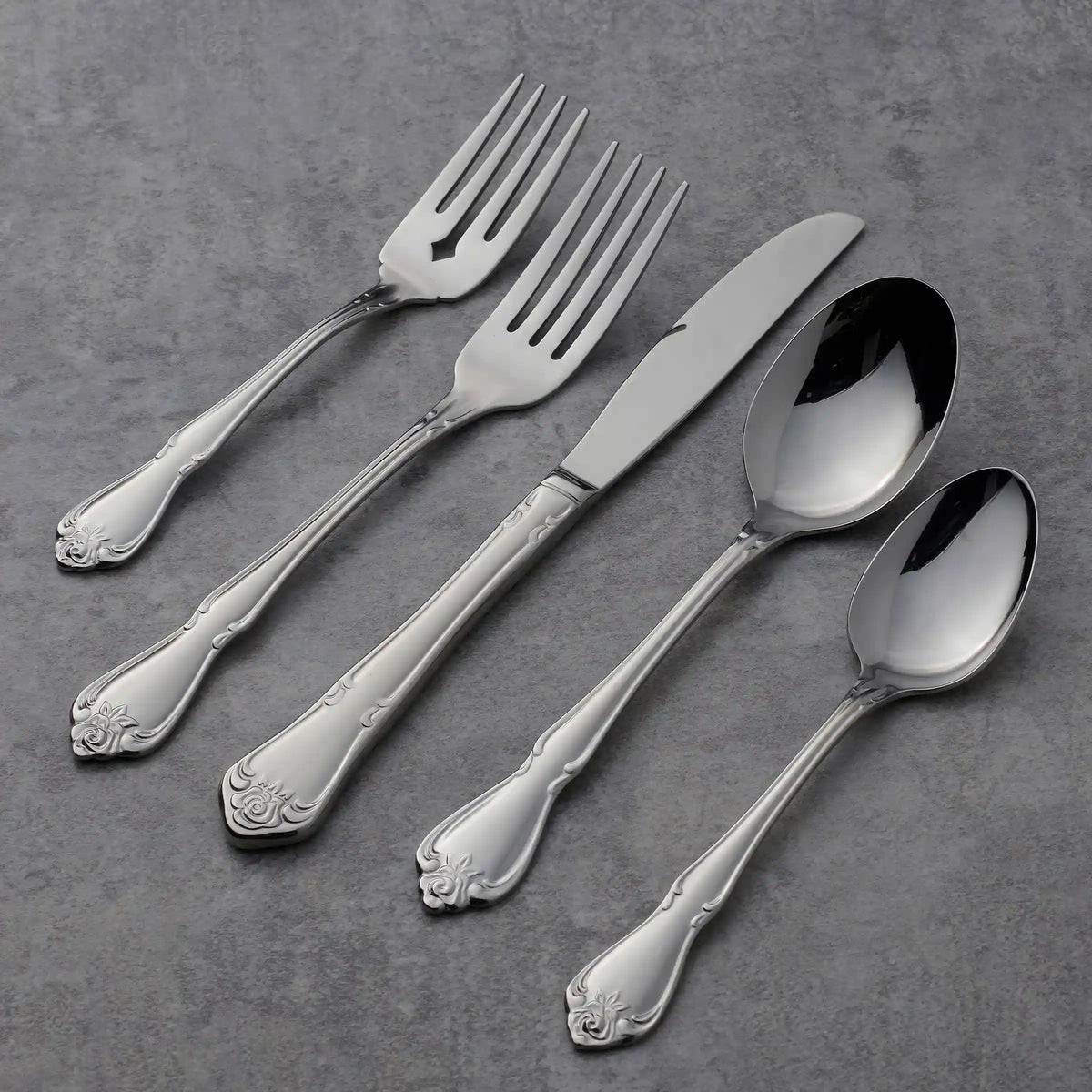 True Rose 20-Piece Flatware Set