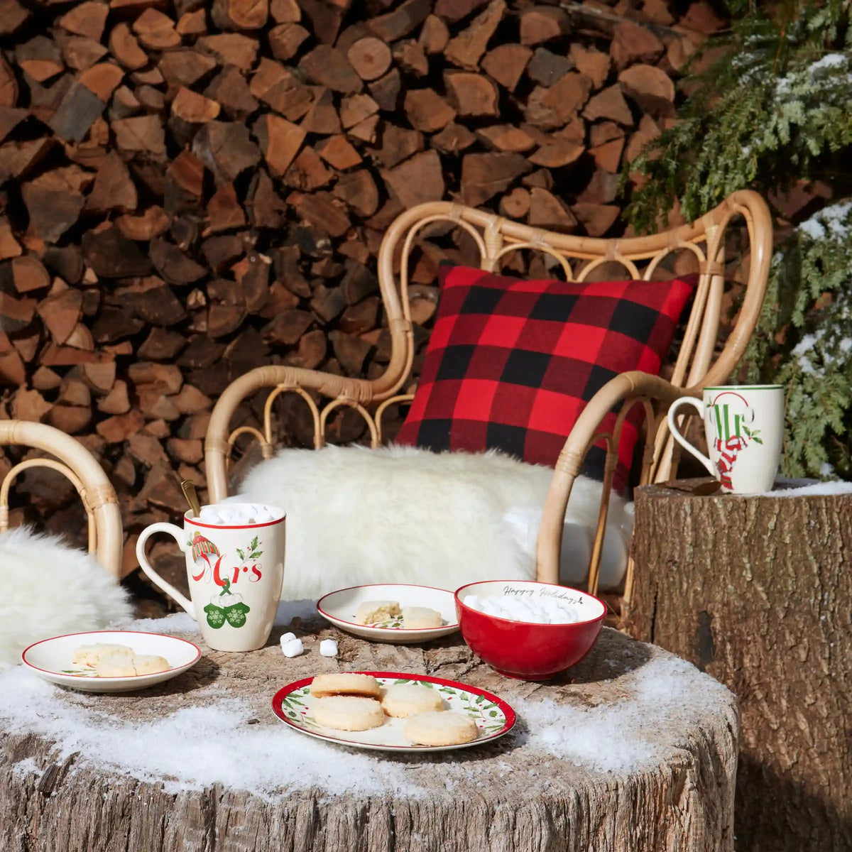 Holiday Accent Plates, Set of 6