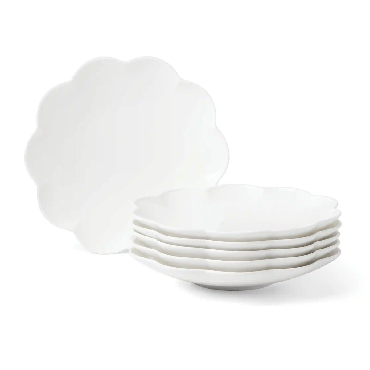 Studio 1414 Scallop Accent Plates, Set of 6