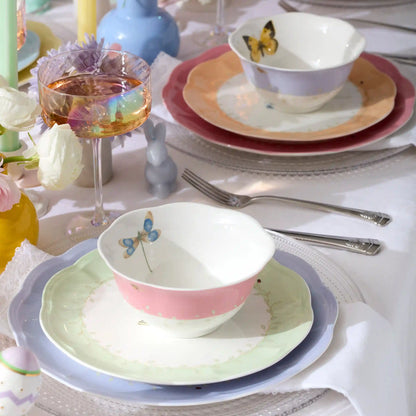 Butterfly Meadow Colors 18-Piece Dinnerware Set