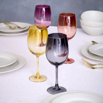 Golden Hour All-Purpose Wine Glasses, Set of 4