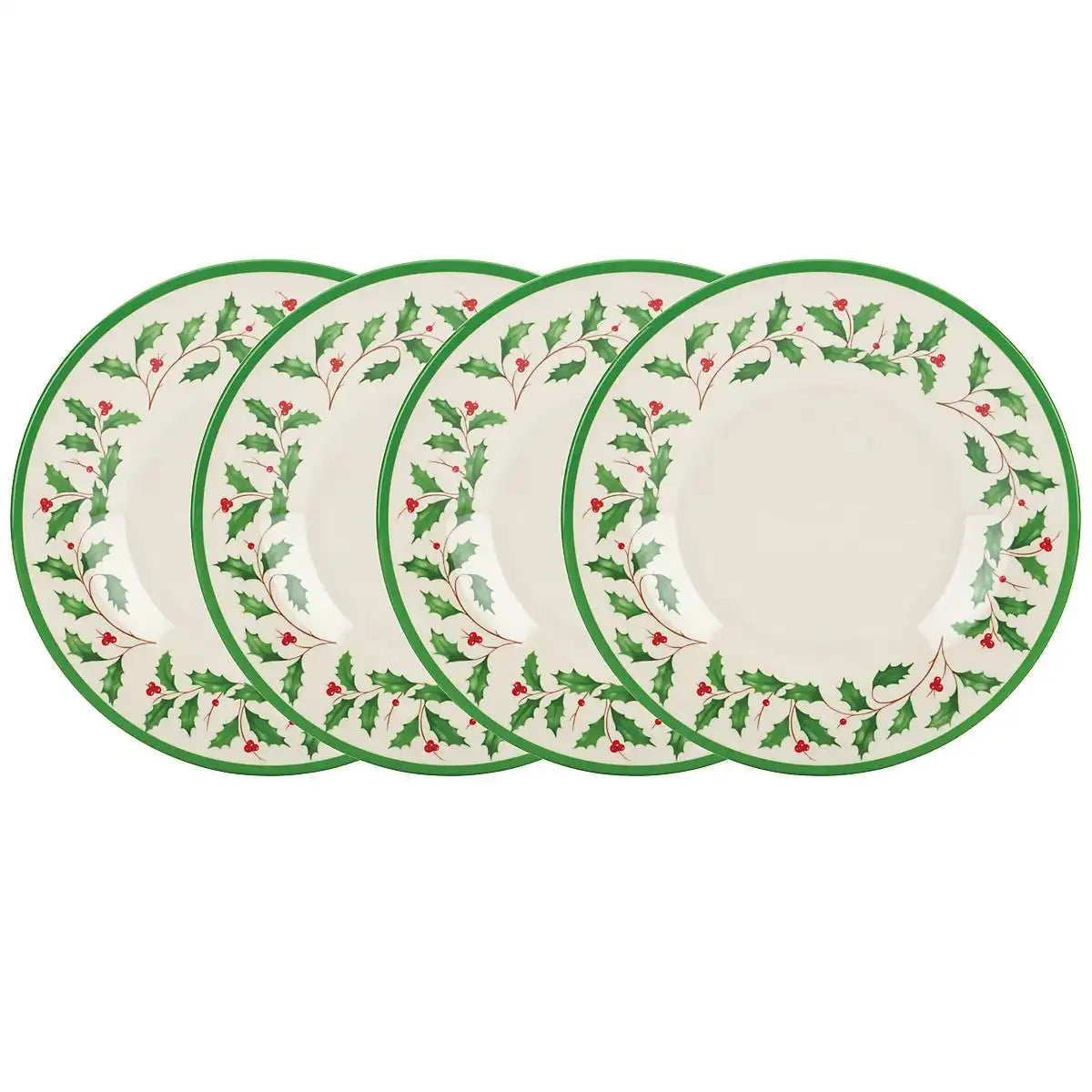 Holiday Melamine Accent Plates, Set of 4