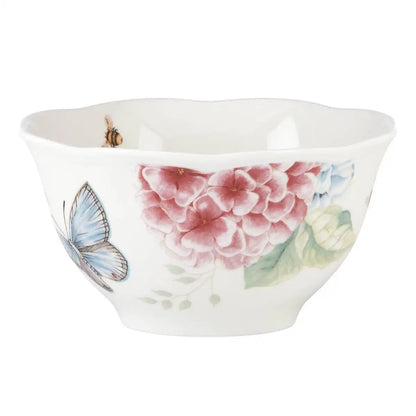 Butterfly Meadow Hydrangea 12-Piece Dinnerware Set