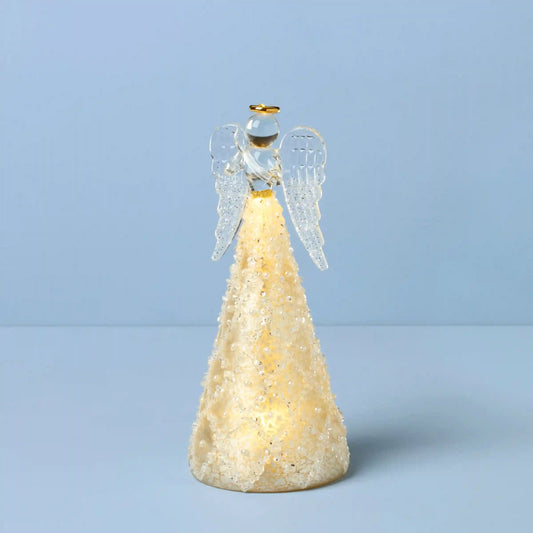 Radiant Light Lit Angel Figurine
