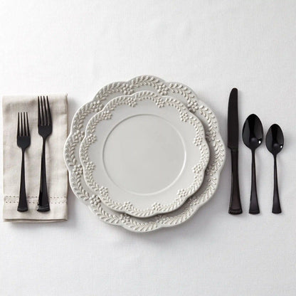 Portola Black Mirror 20-Piece Flatware Set