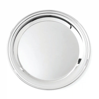Derby Silverplate Round Tray