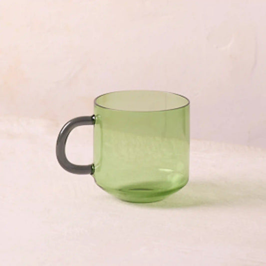 Niko Green Glass Mug