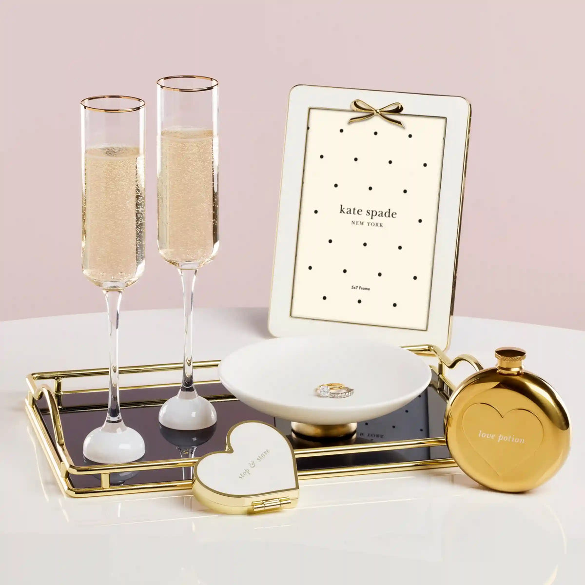 Happily Ever After Toasting Flutes, Set of 2