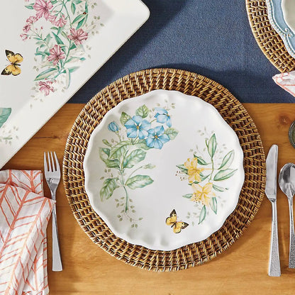 Butterfly Meadow Melamine Dinner Plates, Set of 4