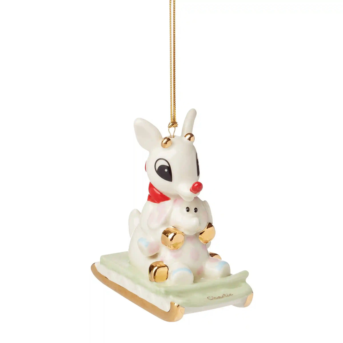 Personalized Rudolph with Misfit Elephant Ornament