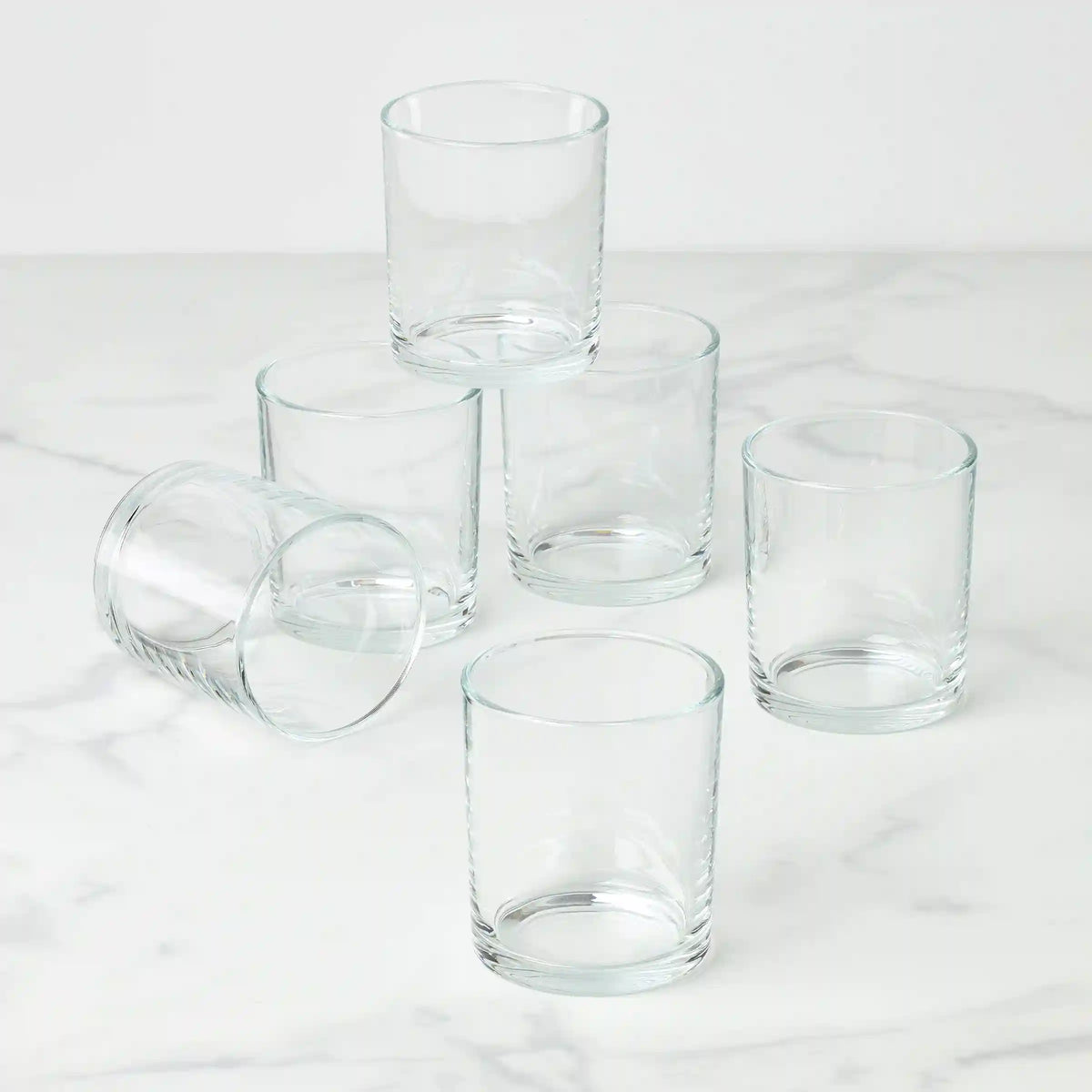 24 Seven Clear Medium Tumblers, Set of 6