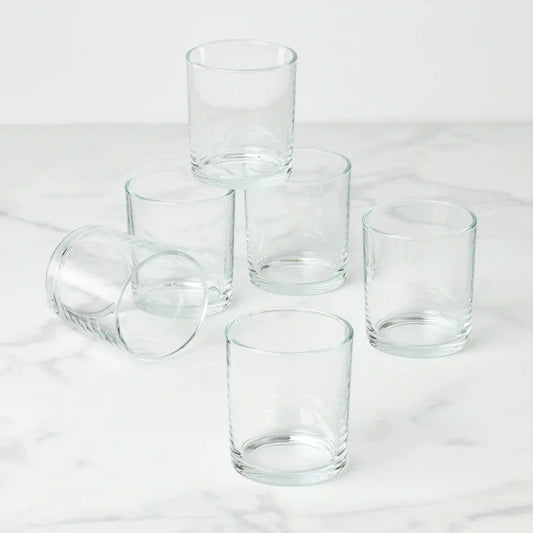 24 Seven Clear Medium Tumblers, Set of 6