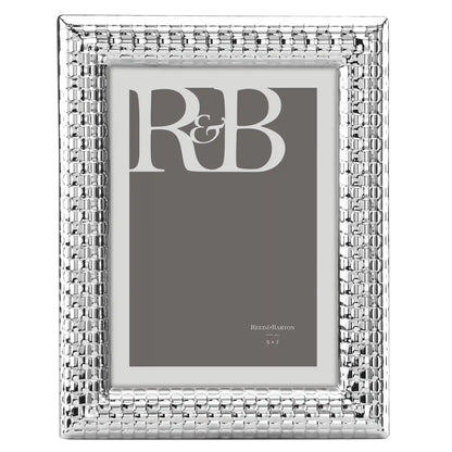 Watchband Silver 5x7 Photo Frame