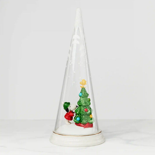 Peanuts Merry & Magical Christmas Scene Figurine