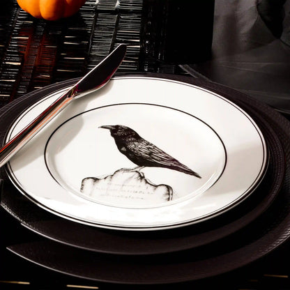 Vintage Halloween Dessert Plates, Set of 4