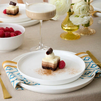 Modern White 24-Piece Dinnerware Set