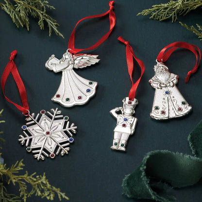 Jeweled Angel Charm Ornament