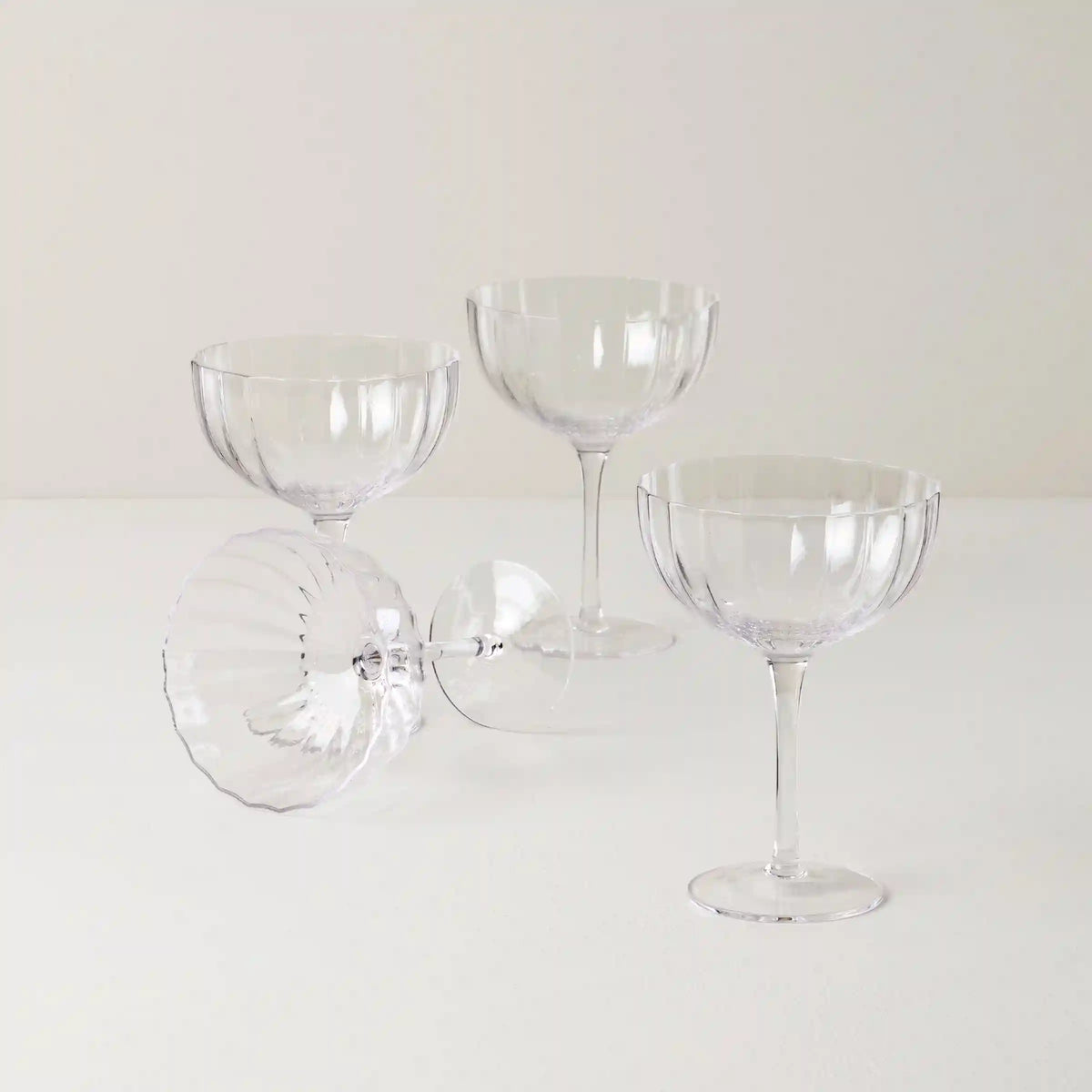 Curva Coupe Glasses, Set of 4