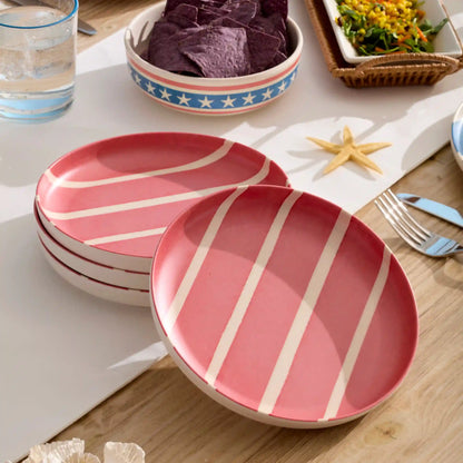 24 Seven Melamine Aweigh We Go 24-Piece Dinnerware Set