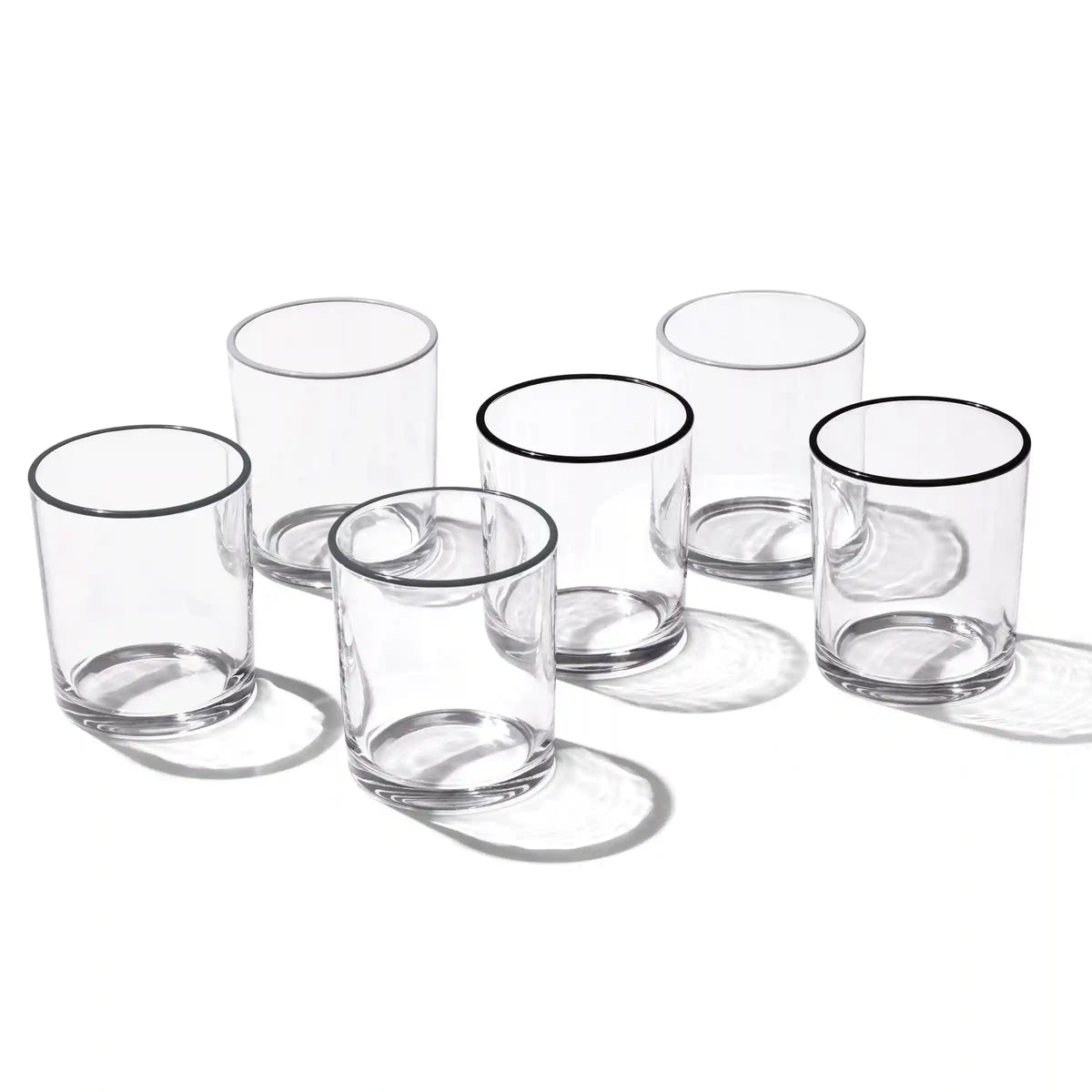 24 Seven Pumice Medium Tumblers, Set of 6