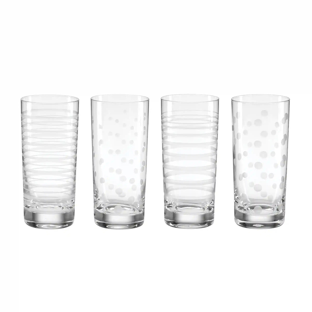 Mingle Highball Glasses, Set of 4