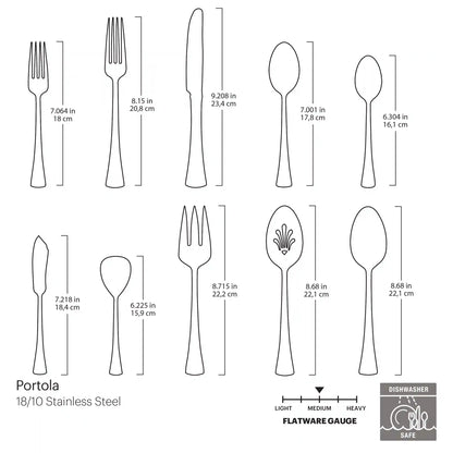 Portola 65-Piece Flatware Set