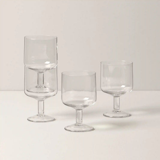 Tuscany Classics Stackable Wine Glasses, Set of 4