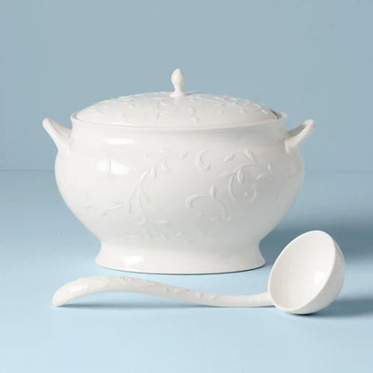 Opal Innocence Carved Soup Tureen Set