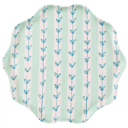 Flora Reusable Large Plates, Set of 6