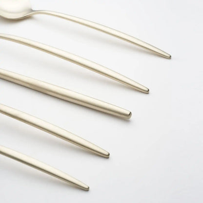 Gaze Champagne Satin 20-Piece Flatware Set