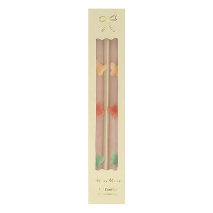 Butterfly Taper Candles, Set of 2