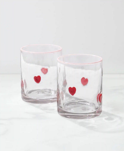 24 Seven Heart Tumbler, Set of 2