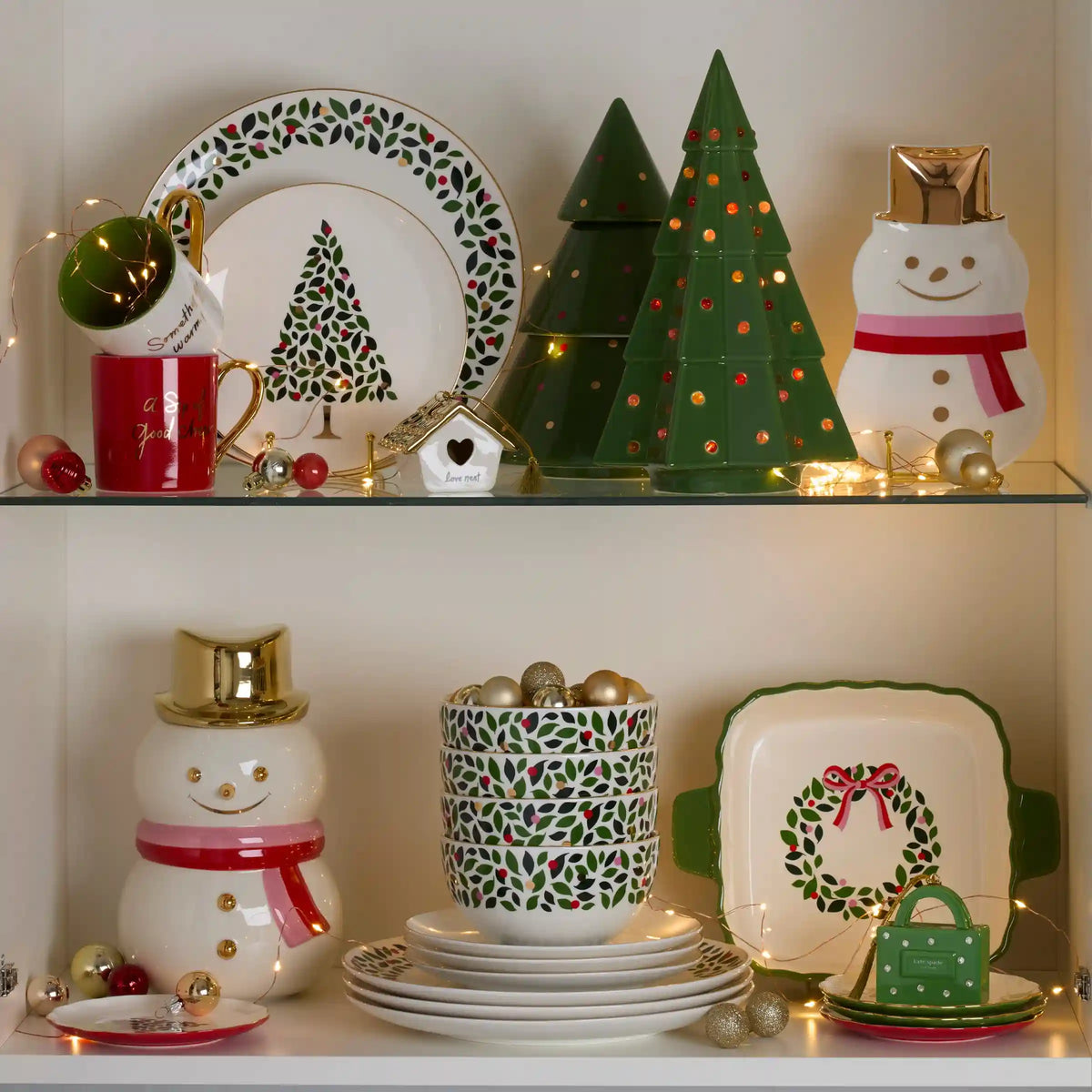 Evergreen 12-Piece Dinnerware Set
