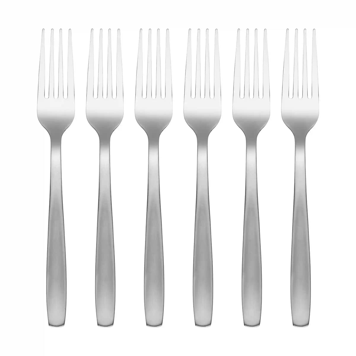 Paulina Satin Mirror Dinner Forks, Set of 6