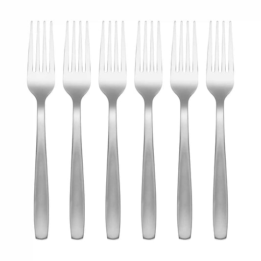Paulina Satin Mirror Dinner Forks, Set of 6